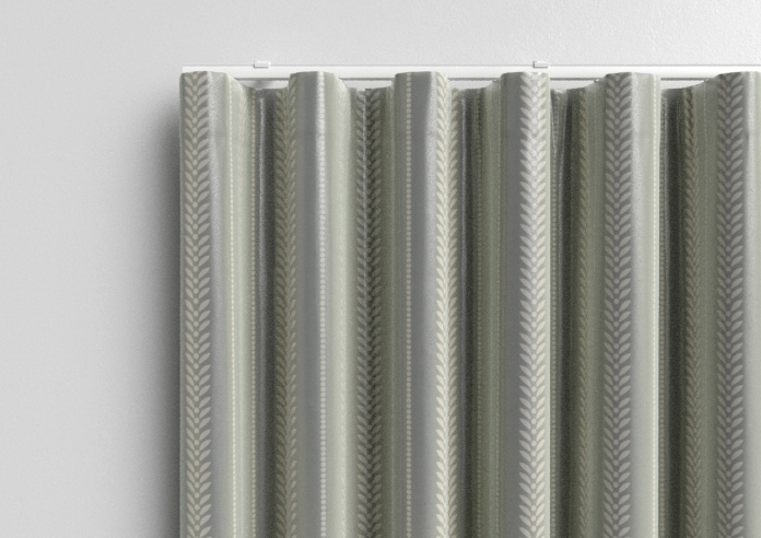 Laurel Stripe, Grey - Made to Measure Curtains - Image 13